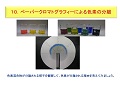 ペーパークロマトグラフィーによる色素の分離