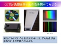 ＣＤで分光器を作り光の色を調べてみよう