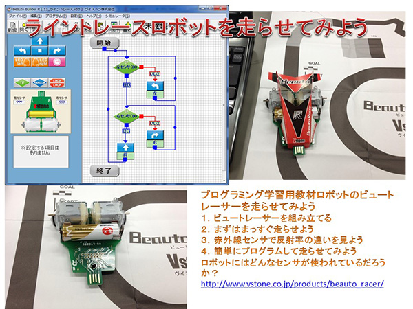 ライントレースロボットを走らせてみよう