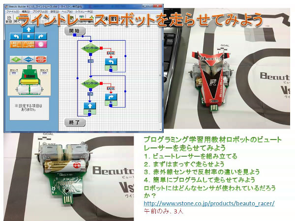 ライントレースロボットを走らせてみよう