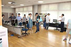 筑波大学　夏休み自由研究お助け隊2019　当日の風景